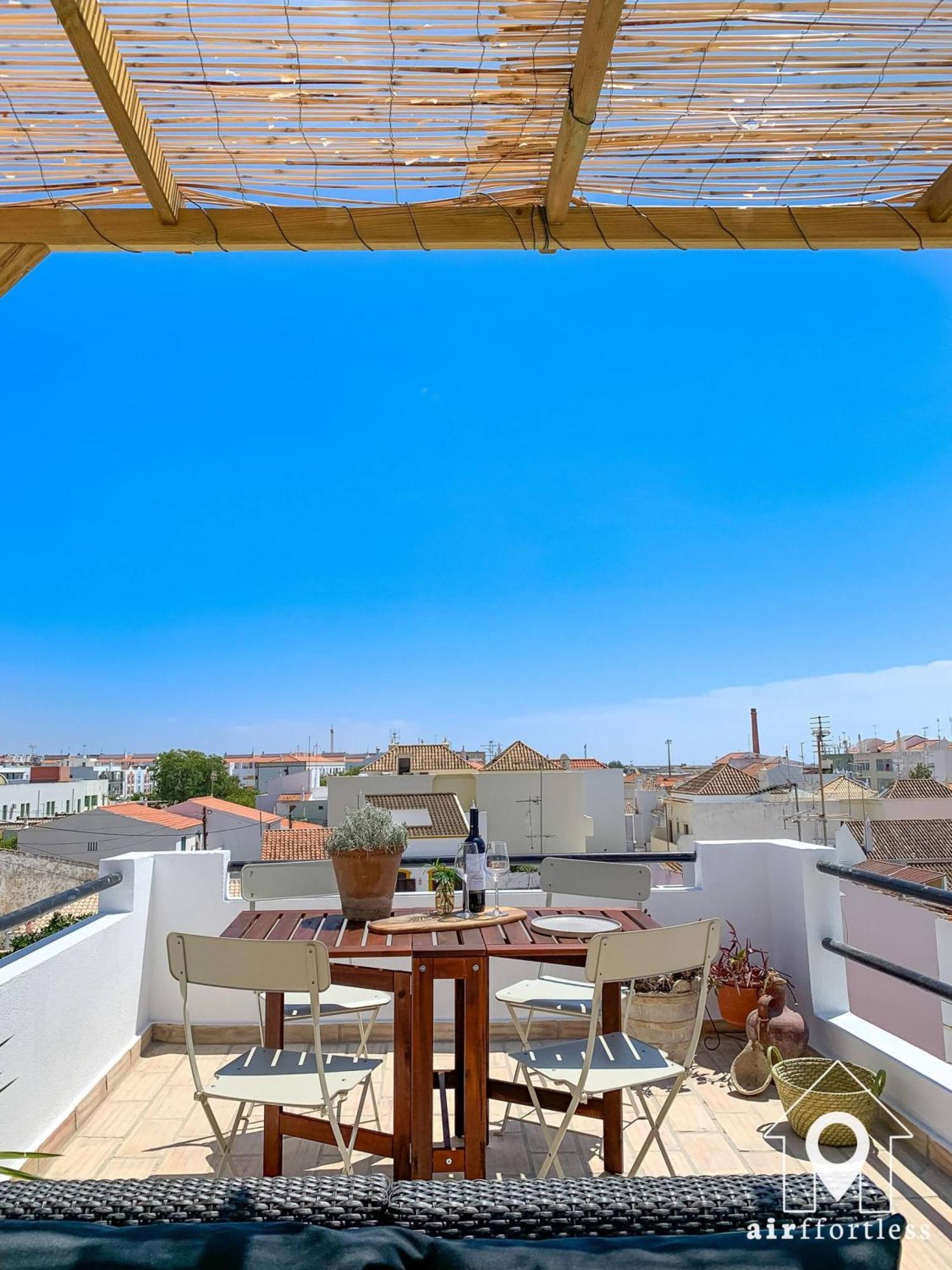 Ferienwohnung Casa Castelo, Unique Flat W Pool In Taviras Historical Centre Exterior foto