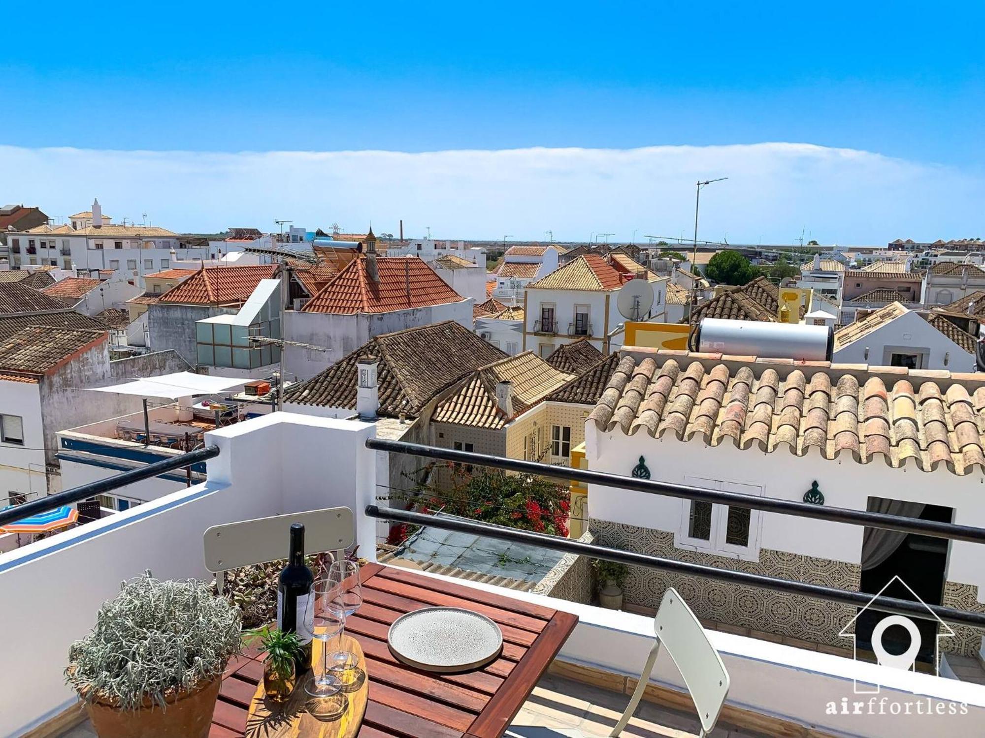 Ferienwohnung Casa Castelo, Unique Flat W Pool In Taviras Historical Centre Exterior foto