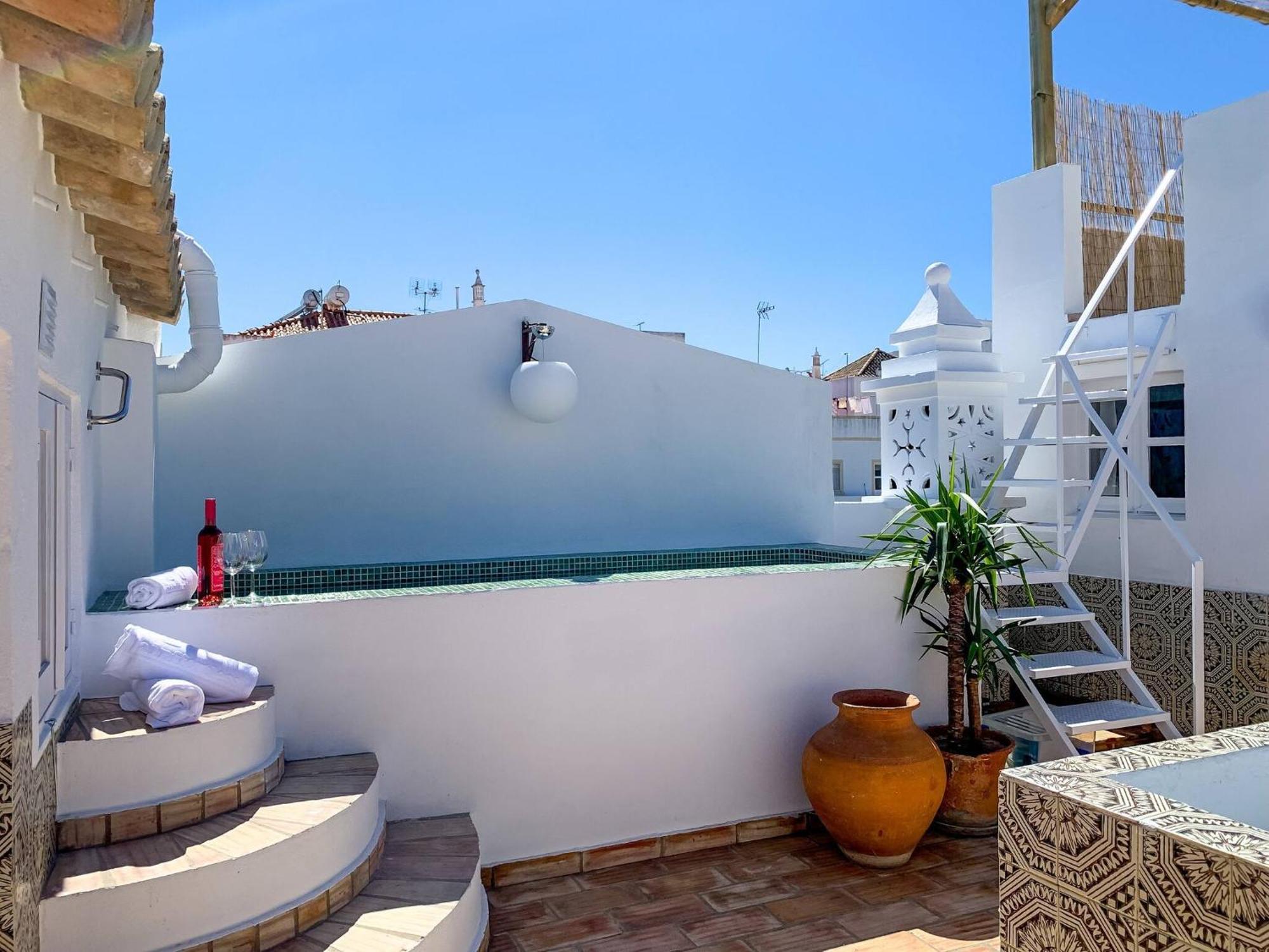 Ferienwohnung Casa Castelo, Unique Flat W Pool In Taviras Historical Centre Exterior foto
